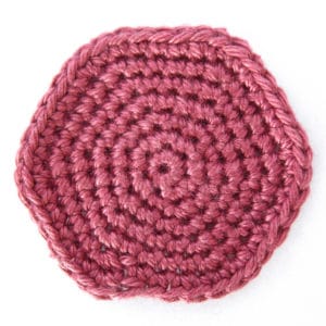 How to Crochet Hexagons in Spiral Rounds