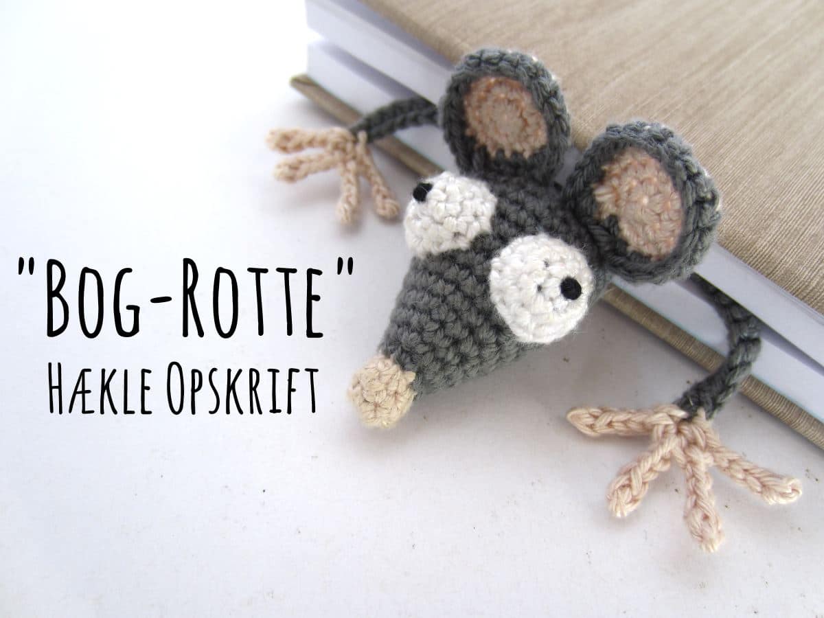 Hæklet Amigurumi Bog-Rotte | Supergurumi