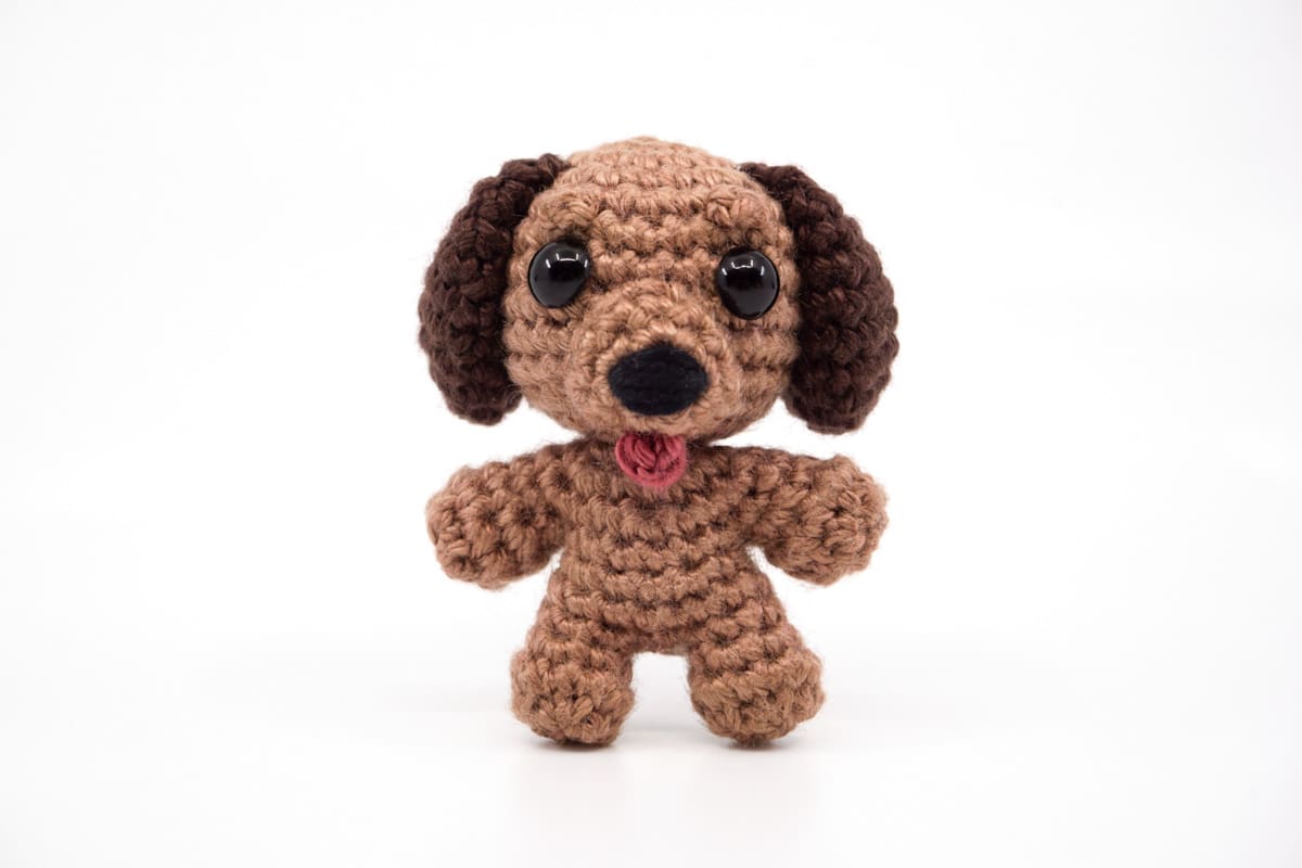 Free Dog Crochet Pattern Mini Noso Supergurumi
