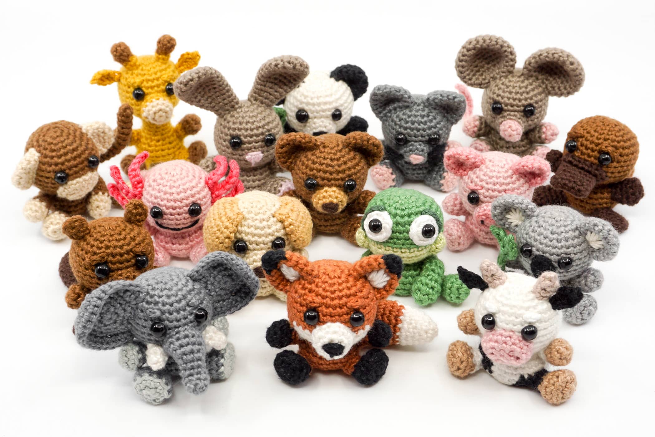 Crochet Animals Pattern Book: Fun & Easy Crochet Animals for Beginners