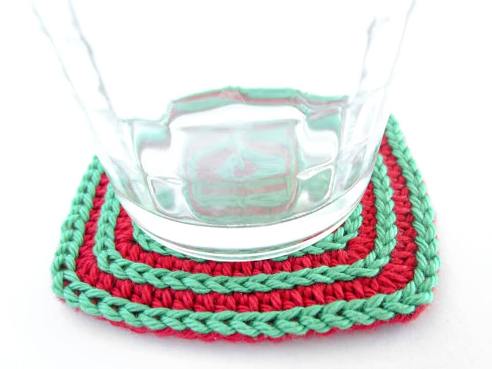 Square Coaster Crochet Pattern Supergurumi