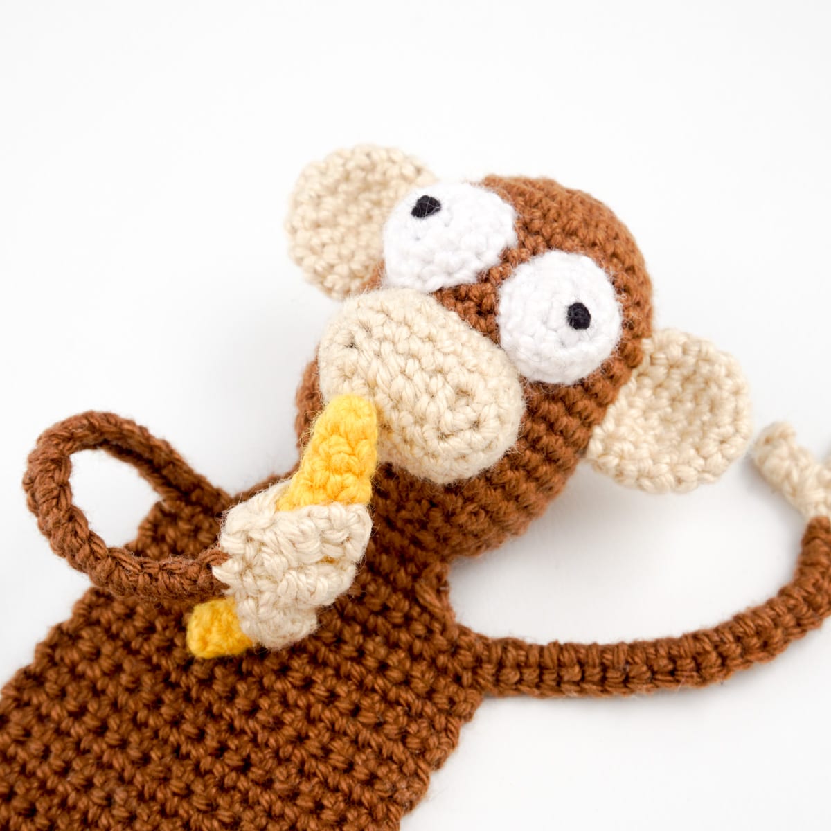 Amigurumi Monkey Bookmark Crochet Pattern | Supergurumi Amigurumi Monkey Bookmark Crochet Pattern | Supergurumi