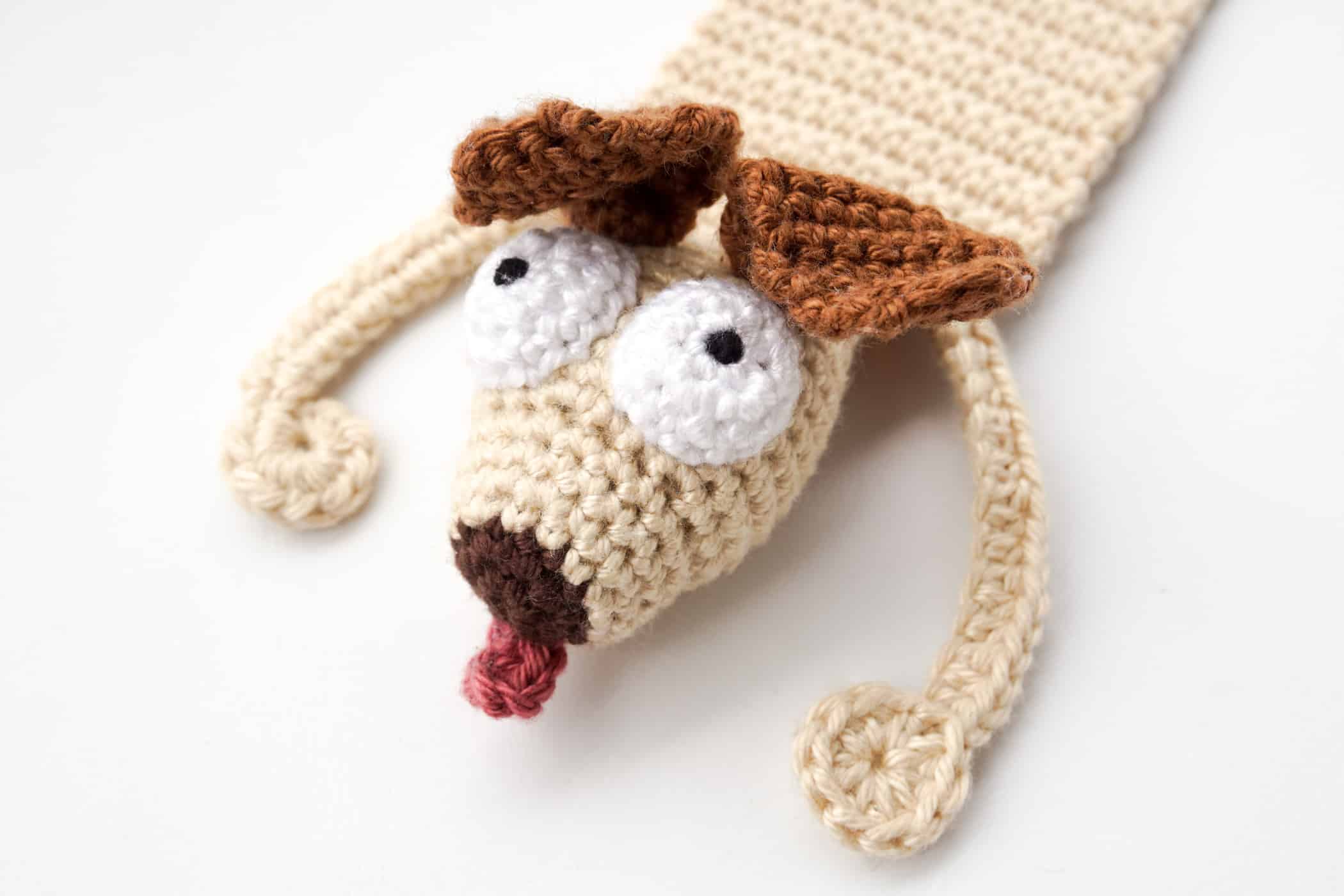 Amigurumi Dog Bookmark Crochet Pattern | Supergurumi Amigurumi Dog Bookmark Crochet Pattern | Supergurumi
