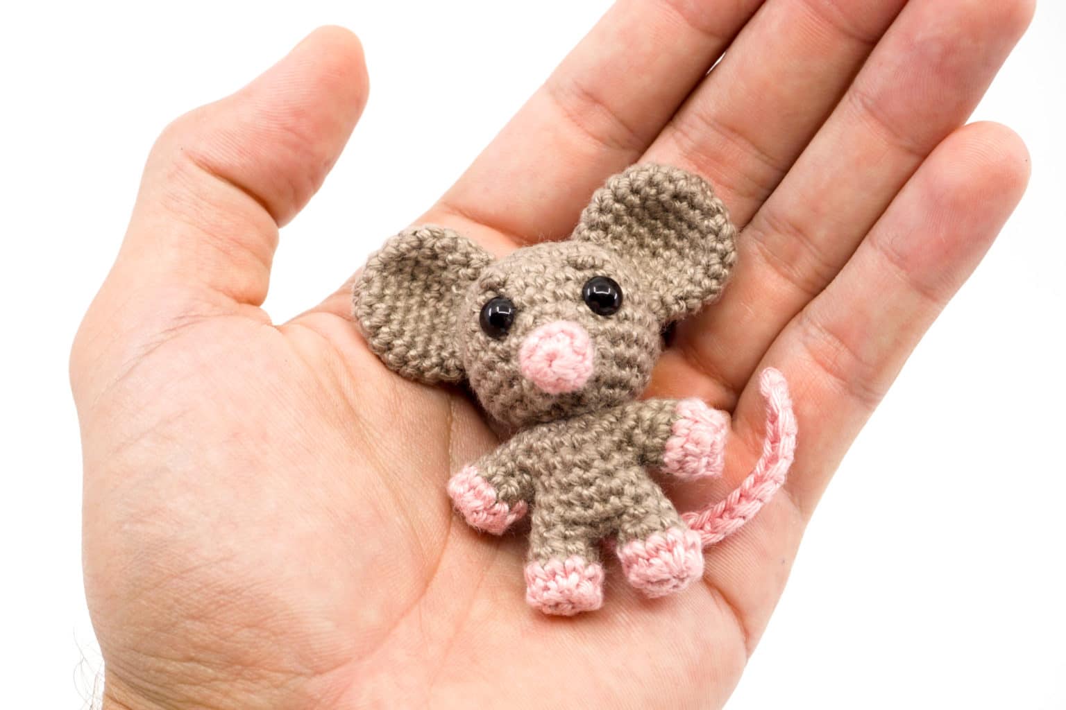 Crochet Raton Patrón de Crochet Ratón Gratis - Mini Noso | Supergurumi
