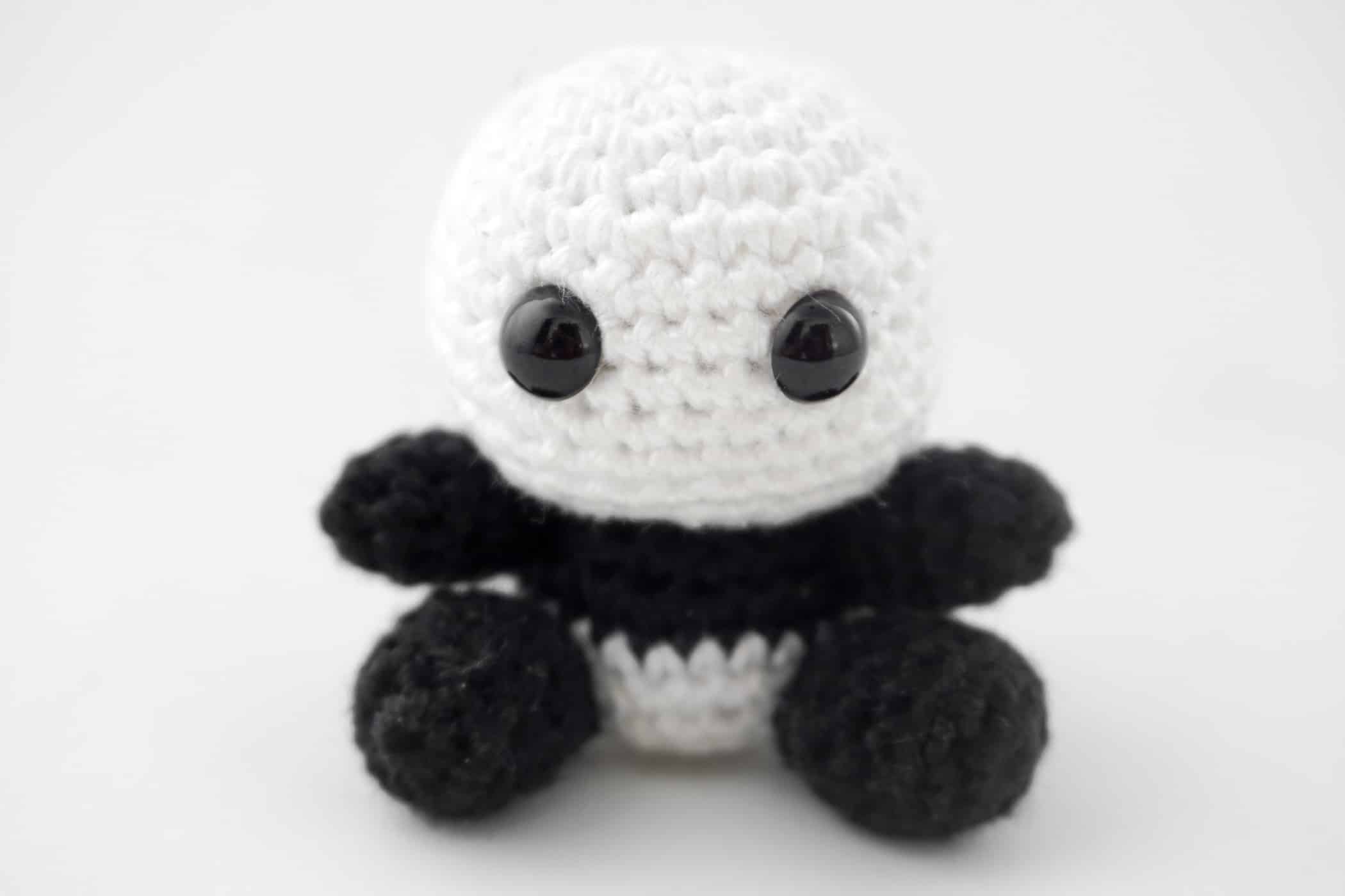 Yeux de sécurité noirs 24 mm pour peluches jouets animaux amigurumi