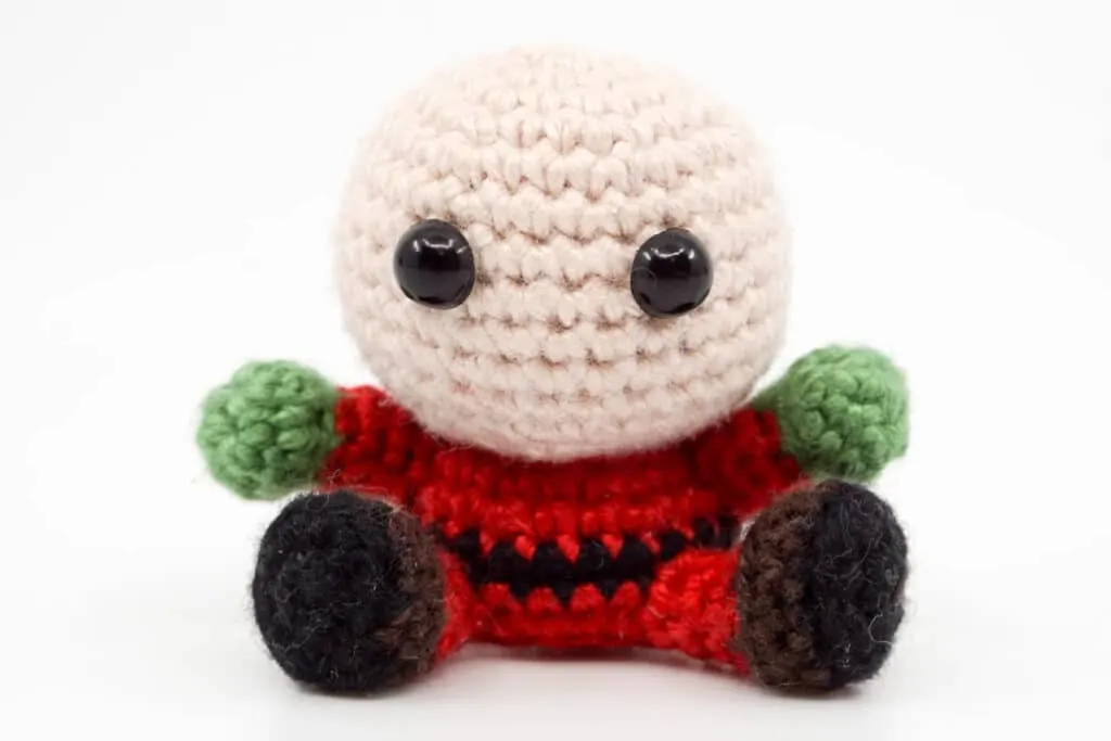 YEUX DE SÉCURITÉ POUR AMIGURUMIS DE COULEURS - 6 MM - ROUGE - Au